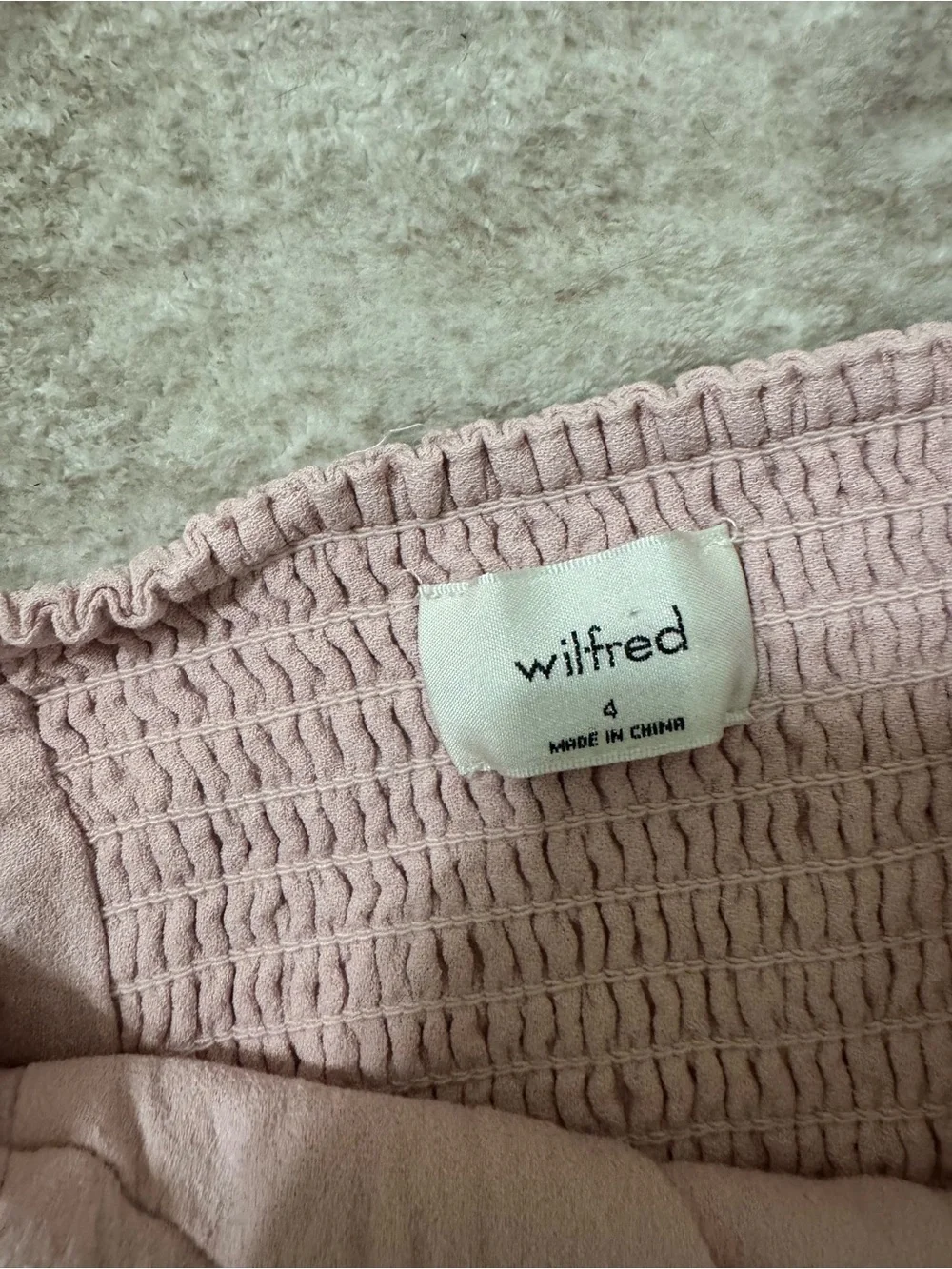 Aritzia wilfred novella dress size 4